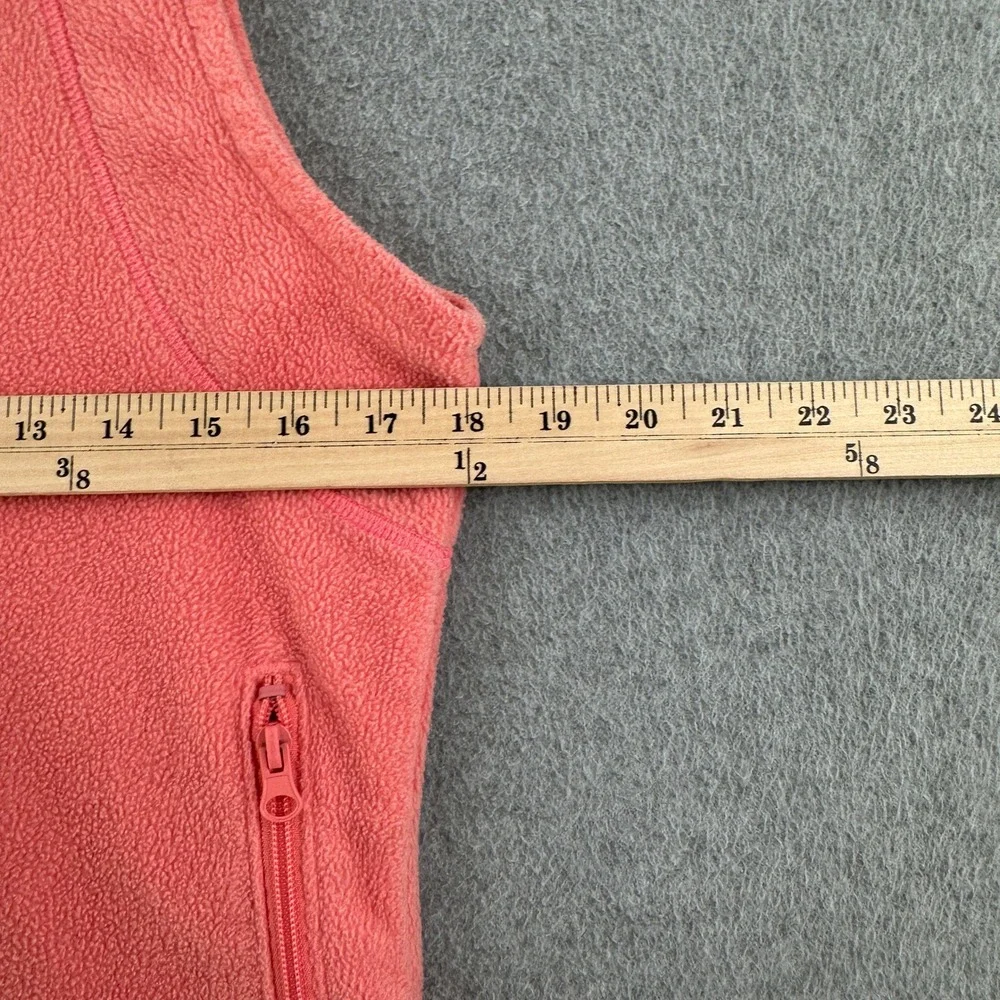 Columbia Vest Womens S Pink WL1017 Benton Springs Fleece Full Zip Outdoor Pocket